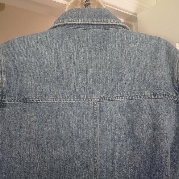 PAIGE Women's Aveline Jacket Raw Hem LEANNA - MEDIUM - Picture 6 of 10